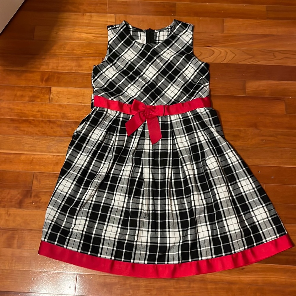 Black and White Christmas Dress